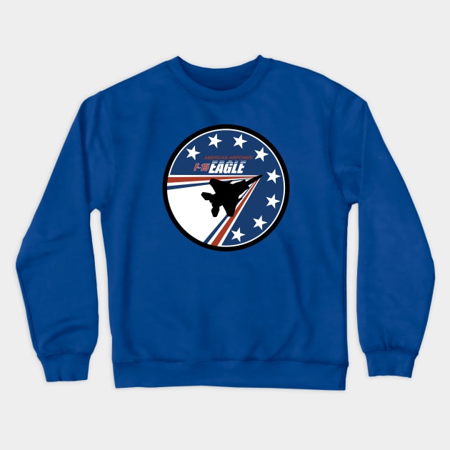 F-15 Eagle Patch Crewneck Sweatshirt by TCP